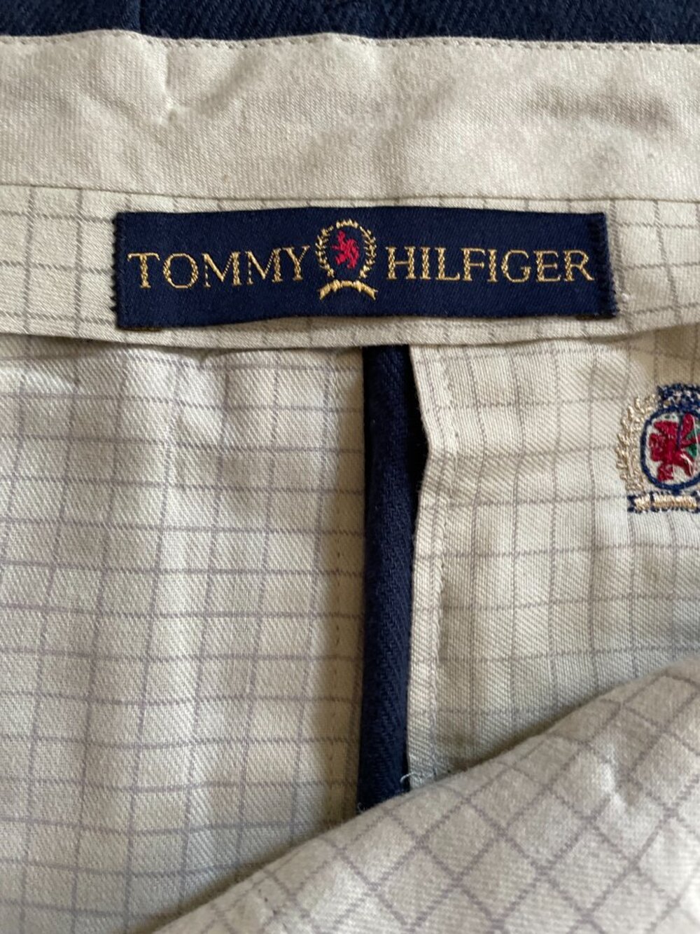 True Vintage Y2K Tommy Hilfiger 'Classic American Tailored Trousers' - Size 35W- - Picture 8 of 14